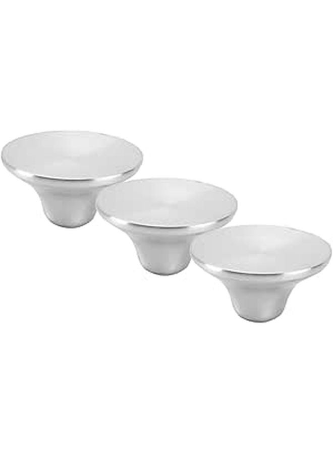 Stainless Steel Pot Lid Handles Replacement Knobs Set of 3 Kitchen Accessories - Image 1