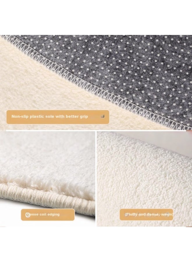 Slow Down, Living Room Carpet, Bedroom Tatami, Baby Child, Thickened Non-slip, Children's Faux Cashmere, Bay Window Cushion, 60*180cm