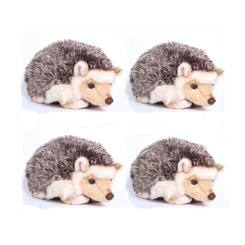 TAMMYFLYFLY Lifelike Hedgehog Plush Stuffed Animal Toy Desert Hedgehog Cute Animal Model 6 inches 6 inPack of 4 - Image 3