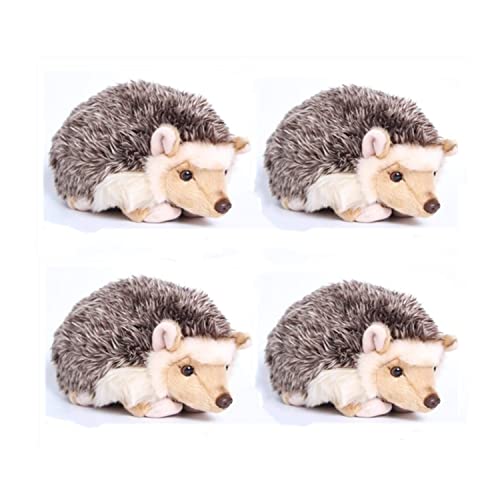 TAMMYFLYFLY Lifelike Hedgehog Plush Stuffed Animal Toy Desert Hedgehog Cute Animal Model 6 inches 6 inPack of 4 - Image 1