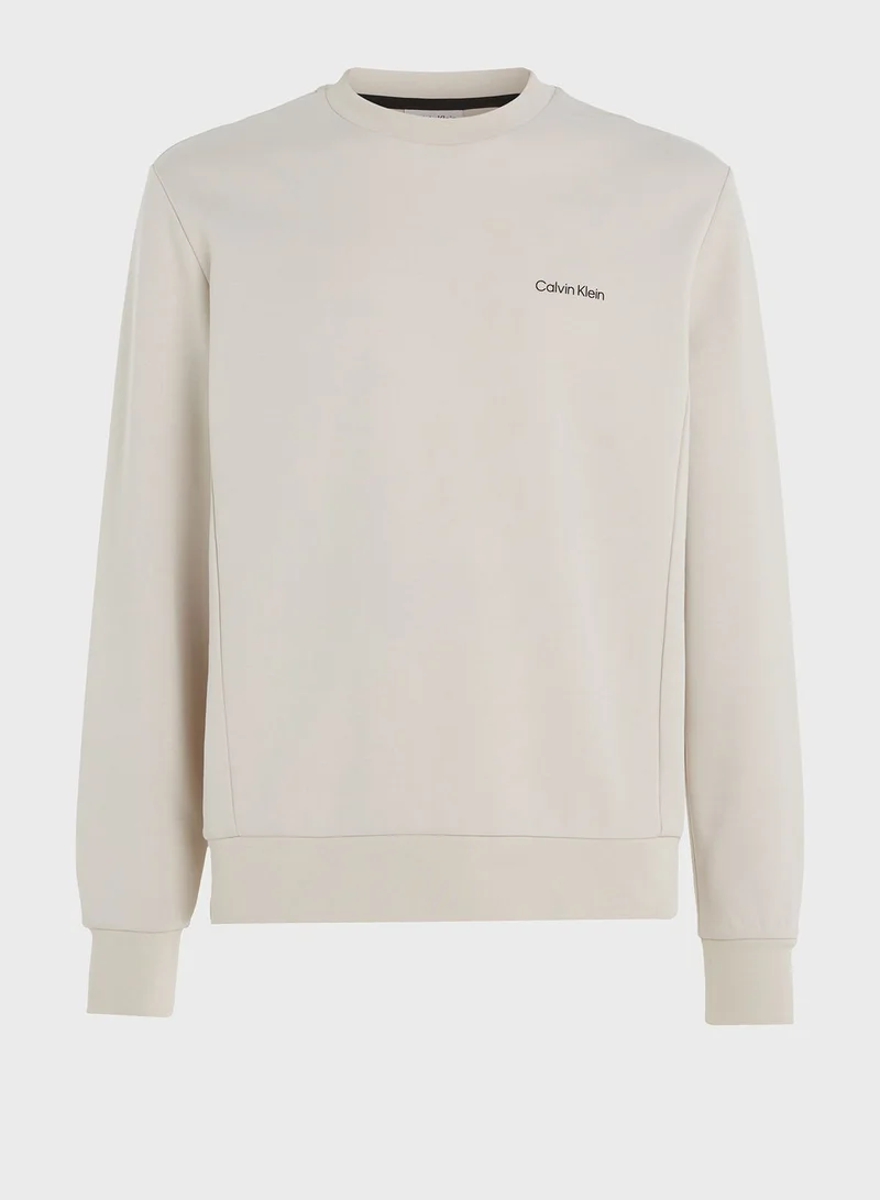 CALVIN KLEIN Logo Crew Neck Sweatshirt