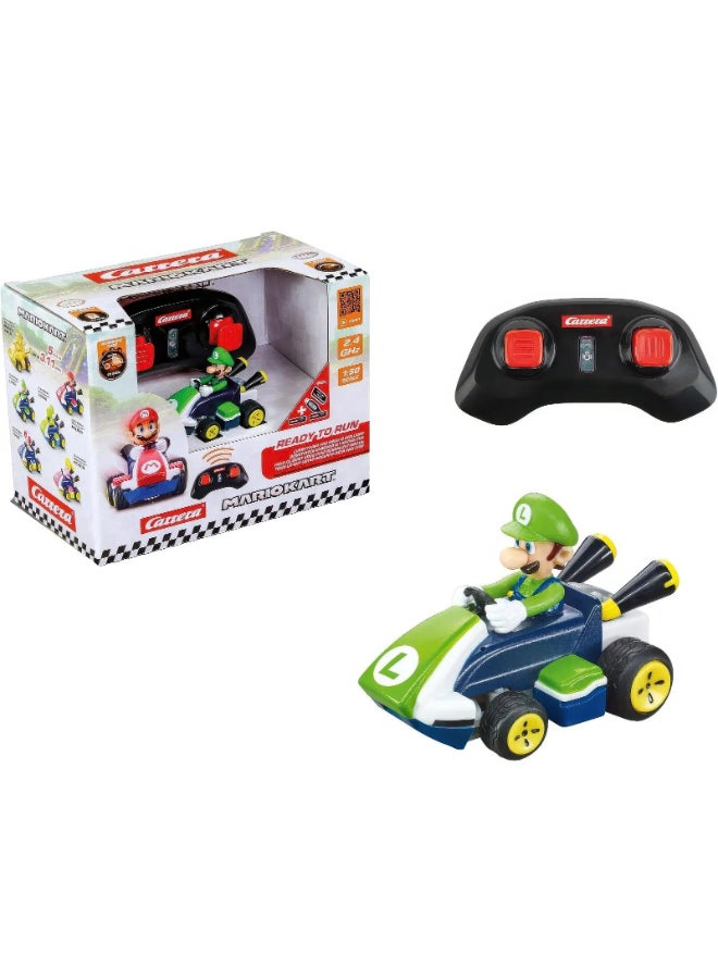 Carrera سيارة كارت ميني RC من كارييرا ماريو كارت لويجي (1:50، أخضر) - Image 2