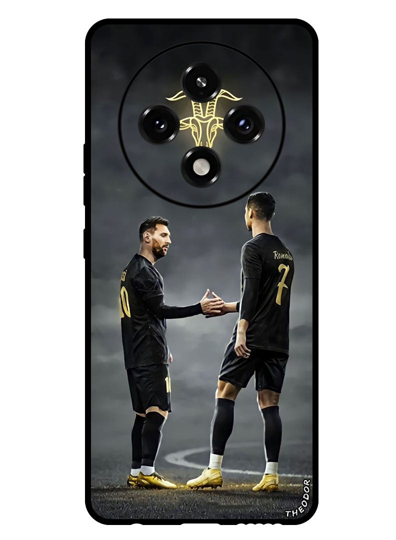Theodor Protective Case Anti Scratch Shock Proof Bumper Cover For Oppo A3 Pro Messi Ronaldo Goat - Image 1