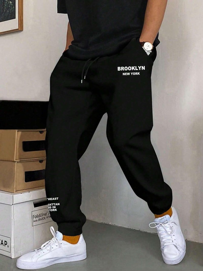 Lymio Track Pant for Men || Regular Fit || Track Pants || Full Elastic Jogger Track Pant || Available in Combo Pack of 2 (TP-43-44-Darkgrey-Black-M) - Image 3
