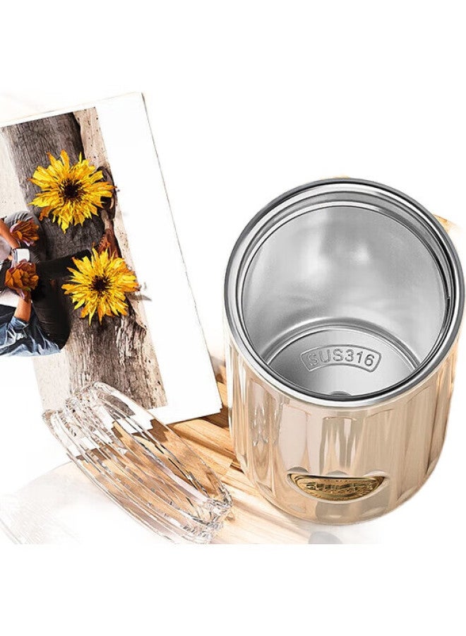 Germ Coca-cola Yicui Ulated Mug, Trendy Tea Infuser Cup For Men And Women, Office Tea Steeping Cup, 450ml, Twilight Black - Image 2