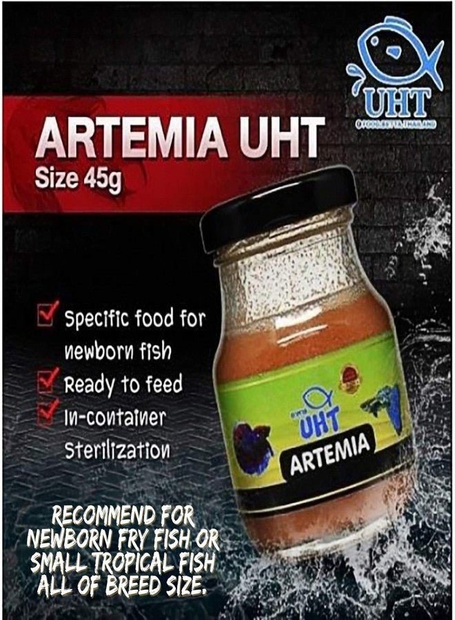 A.D.P. UHT Fresh Artemia Cysts Brine Shrimp 45 g.(1.58 Oz) Tropical Fish Food High Protein 56.6% for All Baby Fry Newborn Fish Feed & Small Fish, Grow Fast & Color Enhancing Natural Healthy Nutrition - Image 3