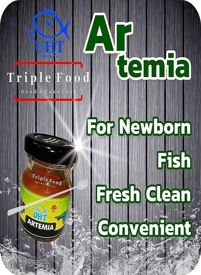 A.D.P. UHT Fresh Artemia Cysts Brine Shrimp 45 g.(1.58 Oz) Tropical Fish Food High Protein 56.6% for All Baby Fry Newborn Fish Feed & Small Fish, Grow Fast & Color Enhancing Natural Healthy Nutrition - Image 5