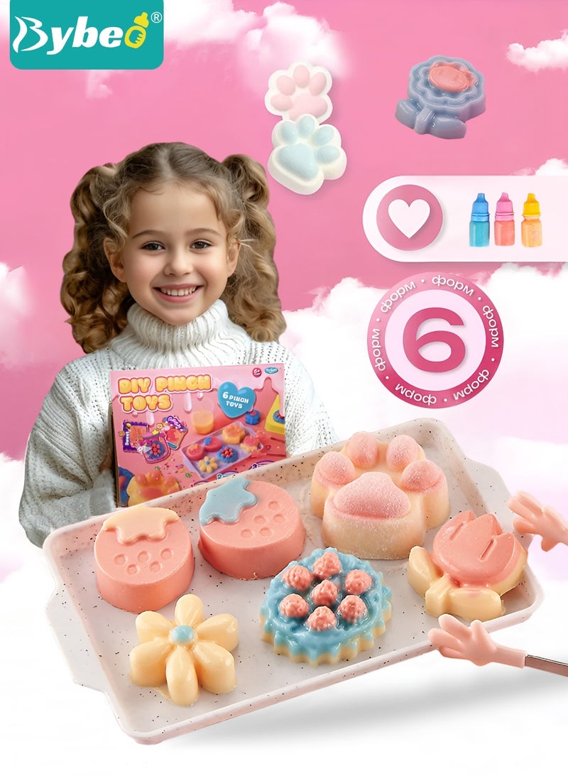 Bybeo Squishy Toys DIY Kit for Kids, Children Handmade DIY Arts and Crafts Supplies Kit, Squishy Maker- Create your own Squishy Toys, Fun Craft Kit for Creative Play and Stress Relief,BPA Free - Image 1