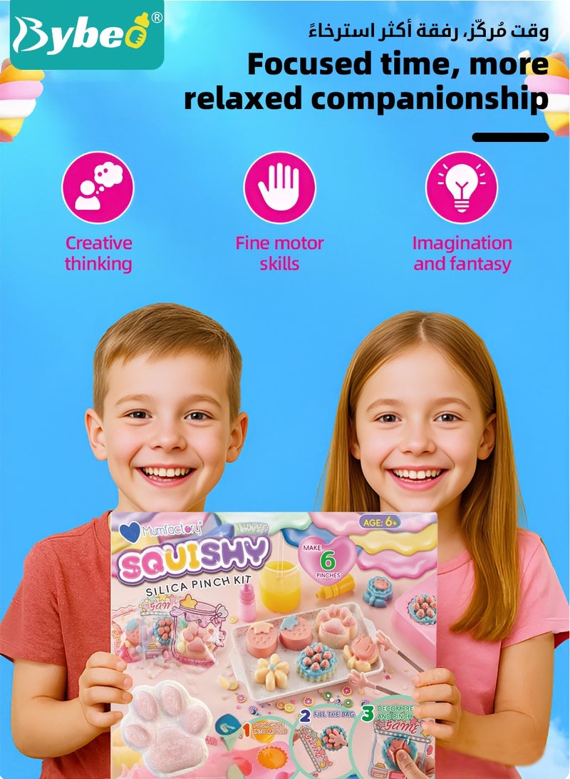 Bybeo Squishy Toys DIY Kit for Kids, Children Handmade DIY Arts and Crafts Supplies Kit, Squishy Maker- Create your own Squishy Toys, Fun Craft Kit for Creative Play and Stress Relief,BPA Free - Image 4
