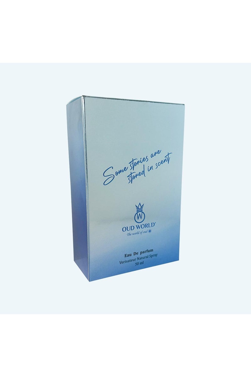 OUD WORLD Vibe Collection Icy Blue Eau de Parfum | Fruity Floral Woody Perfume | Arabian Oud Inspired 50ml - Image 3