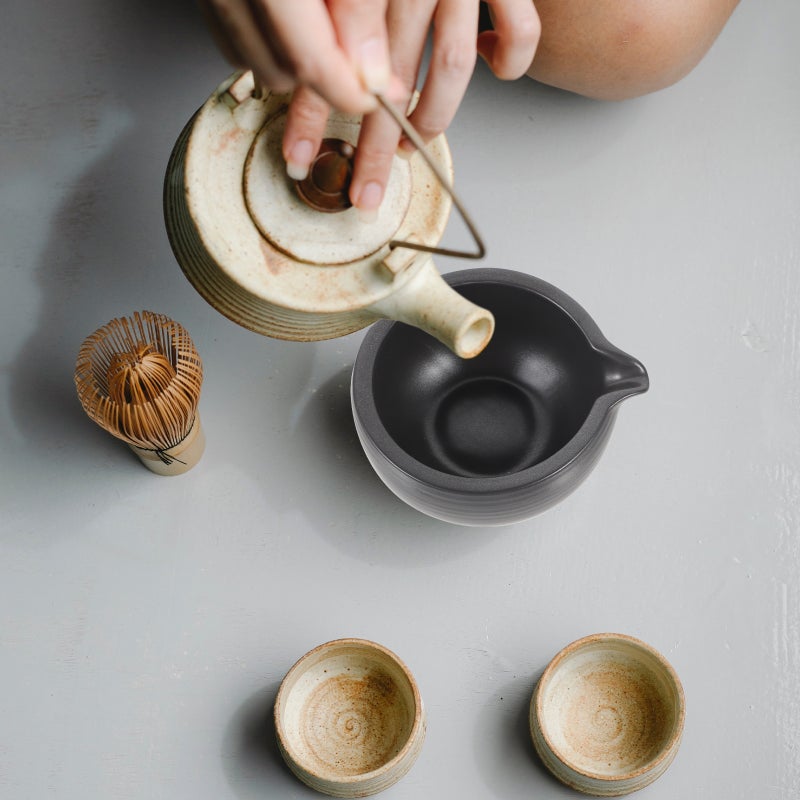 Tea Ceremony Tea Bowl Ceramic Matcha Bowl Japanese Matcha Tea Bowl Decorative Tea Cup - Image 5