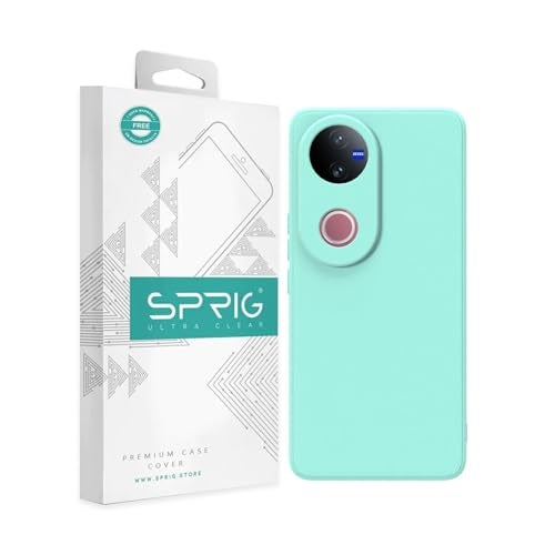 SPRIG Compatible with VIVO T4R 5G TPU Basic Premium Back Cover Case Drop Tested Shock Proof for Boys and Girls with Camera Protection (Light Green) - Image 1