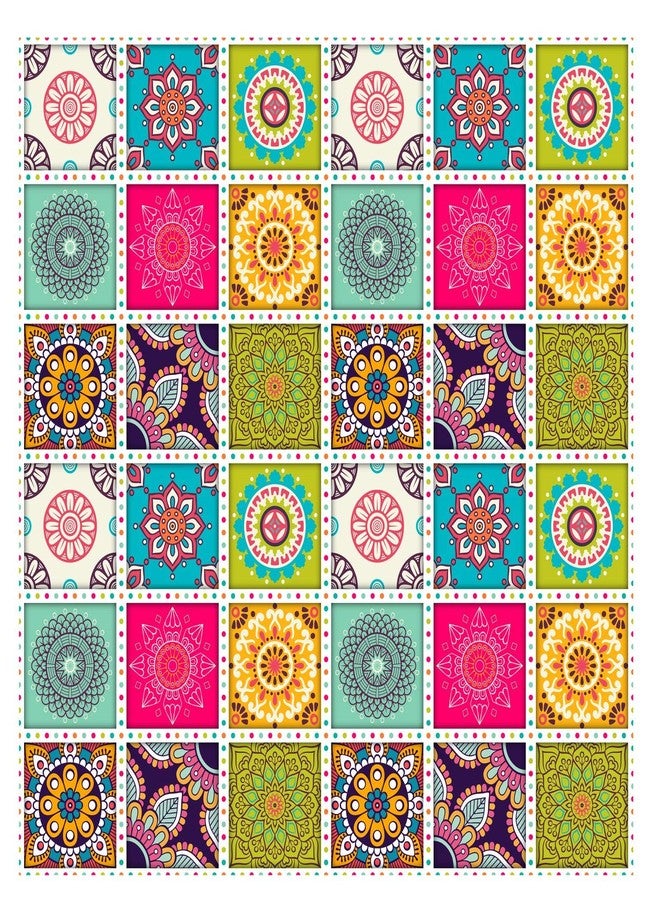 DECOR PRODUCTION Self Adhesive Wallpaper Wall Sticker for Home Decor, Living Room, Bedroom, Hall, Kids Room, Play Room (PVC Vinyl, Water Proof 10 sq.ft) 16x90 Inches Each Strip - Image 4