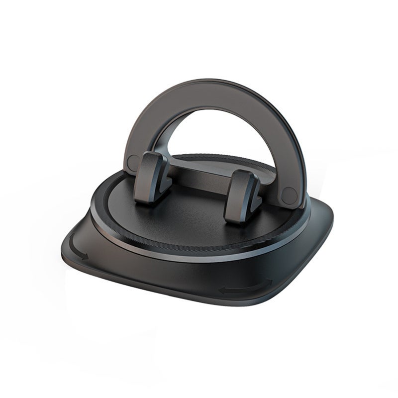 Car Phone Holder: 360 Rotation, Durable ABS Silicone Construction, Non-slip Grip - Universal Fit, Stable Dashboard Mount for Hands-free Driving Safety, Vehicle Truck SUV RV Interiors - Image 1