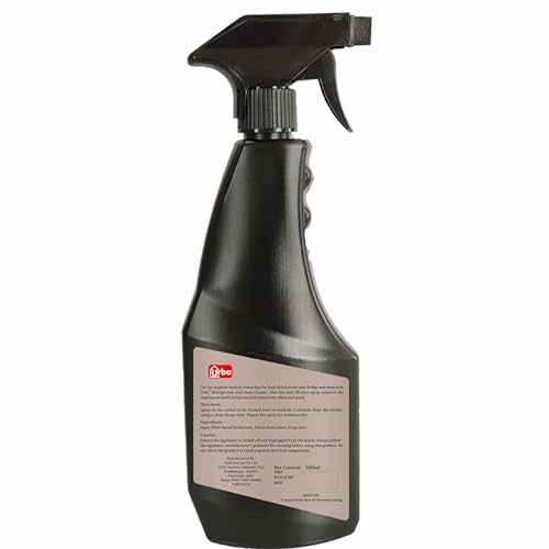 Urba High-Performance Oven & Refrigerator Cleaner 500 ml | Ready-to-Use Spray | BBQ Cleaner for Ceramic Grill Interiors, Drip Pans & Grill Grates | Eco-Friendly Degreaser | QTY 1 - Image 2