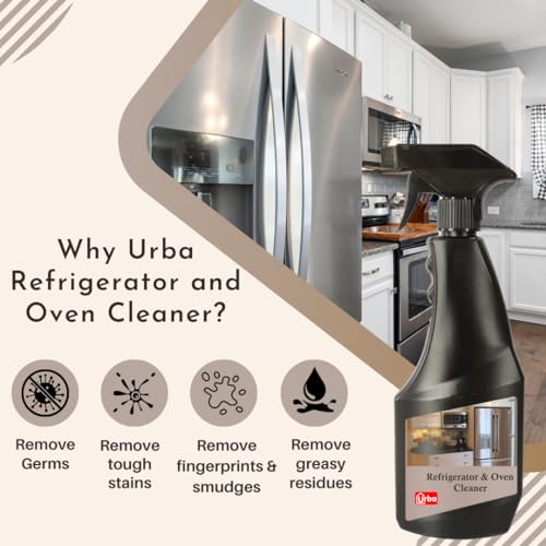 Urba High-Performance Oven & Refrigerator Cleaner 500 ml | Ready-to-Use Spray | BBQ Cleaner for Ceramic Grill Interiors, Drip Pans & Grill Grates | Eco-Friendly Degreaser | QTY 1 - Image 4