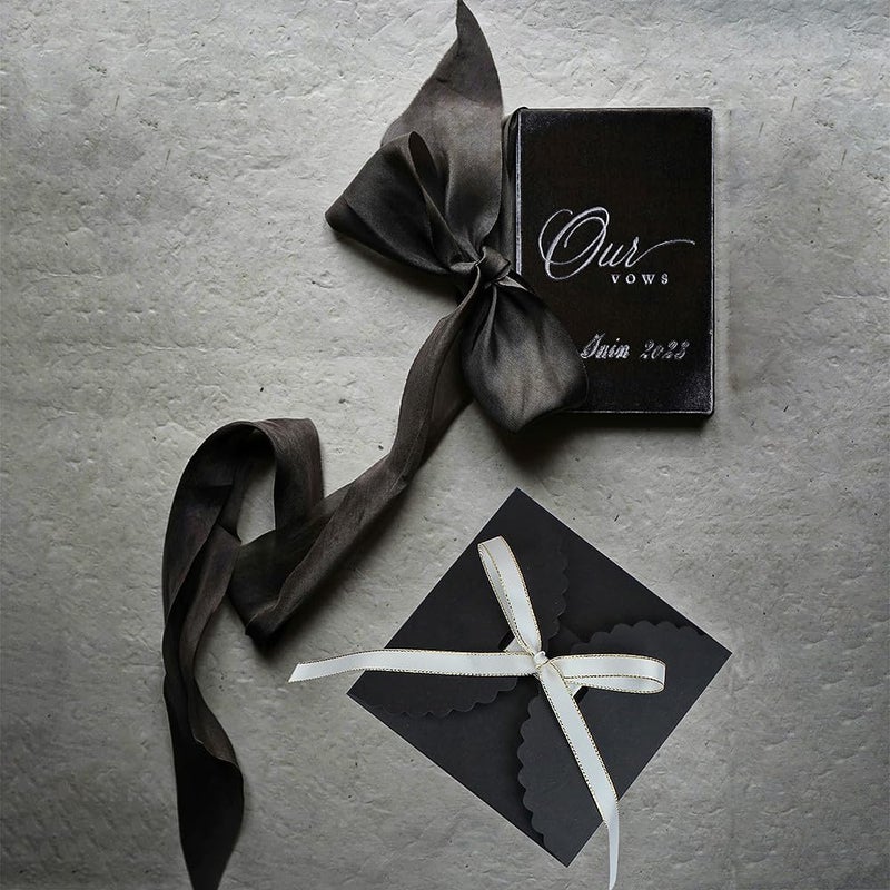 WEWILUCK Small Black Boxes for Gifts, 10 PCS Premium Gift Box with Ribbon for Thanksgiving, Anniversaries, Party, Birthday, Graduations, and More(4.75â€ x 4.75â€ x 3.53â€) - Image 2