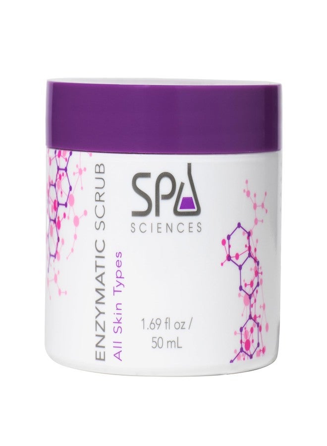Spa Sciences - Enzymatic Scrub - Made in the USA - Non-abrasive Exfoliating Scrub - With Fruit Enzymes - Exfoliate, Smooth, Polish - Vegan - For All Skin Types - 1.69oz - Image 1