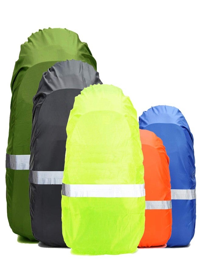 Frelaxy Hi-Visibility Backpack Rain Cover with Reflective Strip 100% Waterproof Ultralight Backpack Cover, Storage Pouch, Anti-Slip Cross Buckle Strap, for Hiking, Camping, Biking, Outdoor, Traveling - Image 1