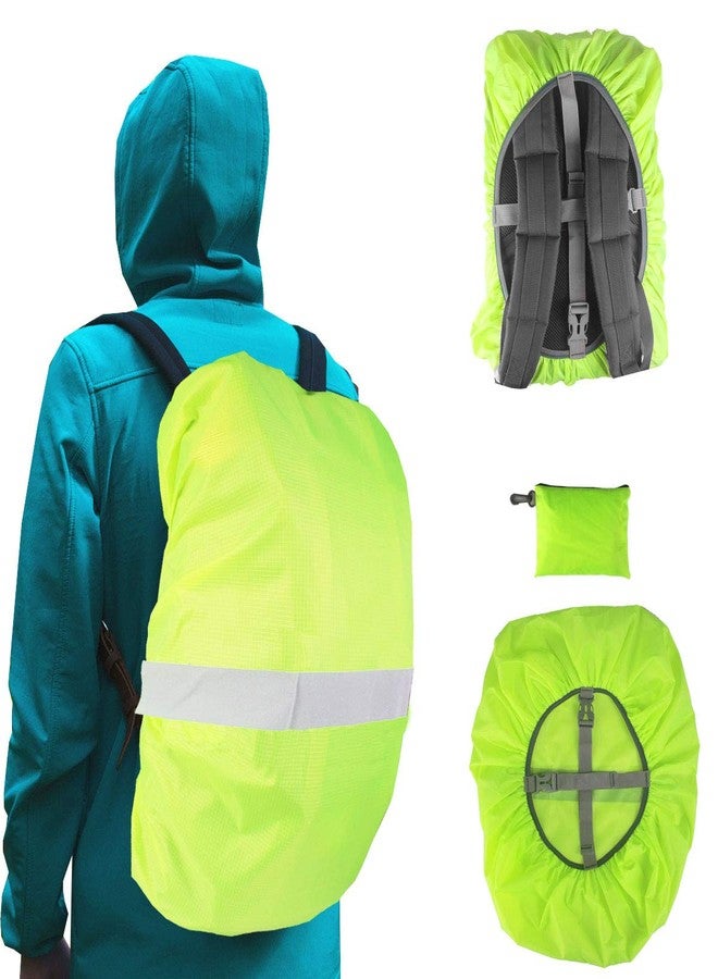 Frelaxy Hi-Visibility Backpack Rain Cover with Reflective Strip 100% Waterproof Ultralight Backpack Cover, Storage Pouch, Anti-Slip Cross Buckle Strap, for Hiking, Camping, Biking, Outdoor, Traveling - Image 2