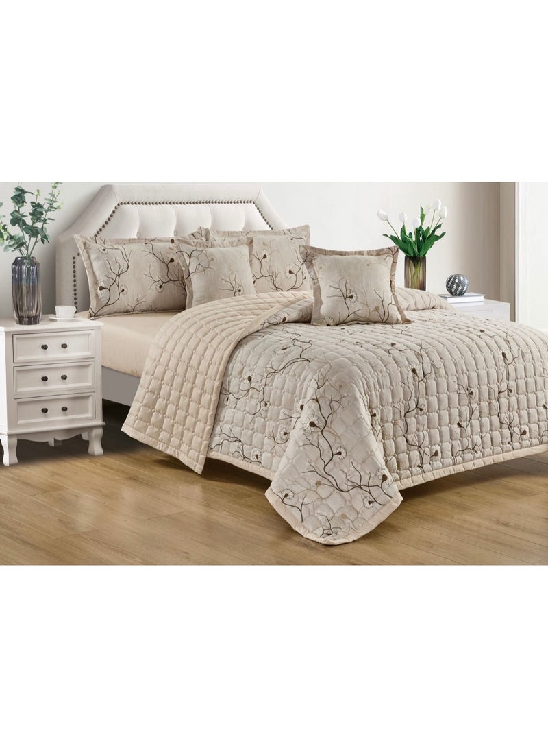 مينجلي طقم لحاف نفرين مفرش مكون من 6 قطع بوليستر عملي  مقاس 230 في 250 سم - Image 1