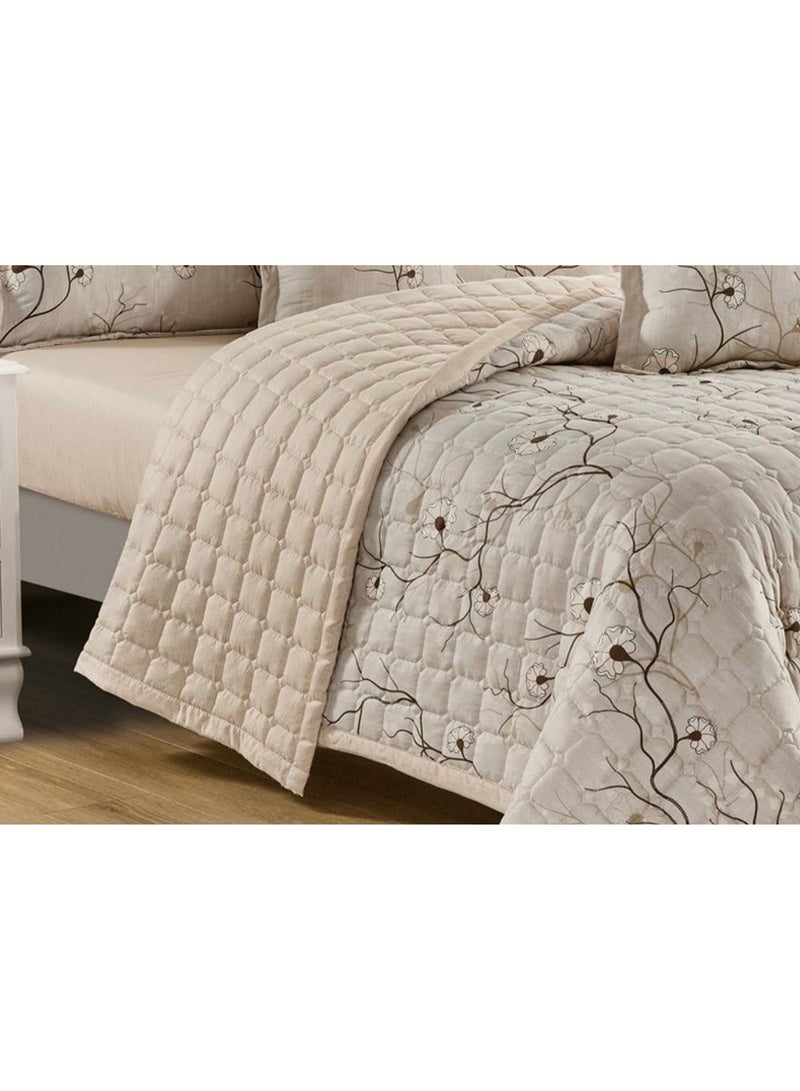 مينجلي طقم لحاف نفرين مفرش مكون من 6 قطع بوليستر عملي  مقاس 230 في 250 سم - Image 3