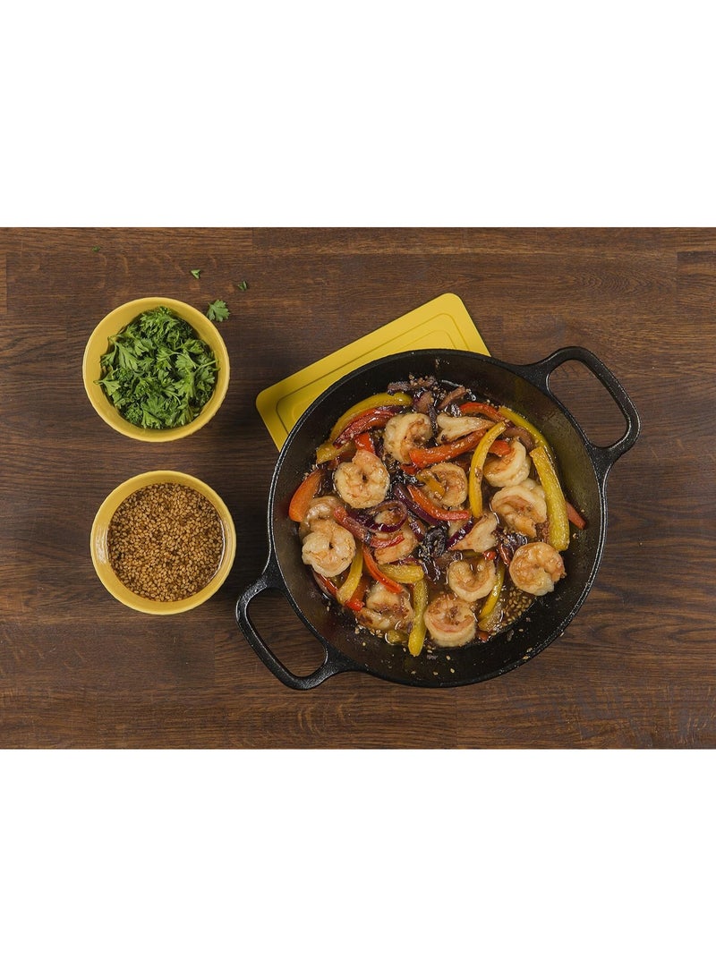 Lodge Cast Iron Round Pan with Loop, 8 Inch ,3.11 Pounds (Black) - Image 3