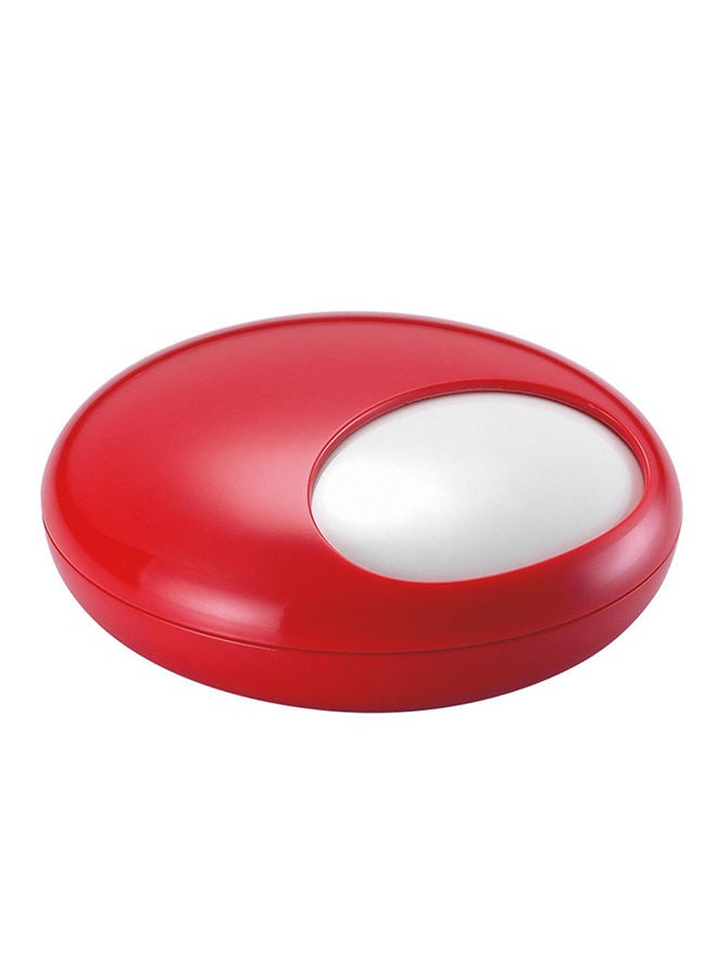 NIBEMINENT Round Shaped Durable Ashtray Red
