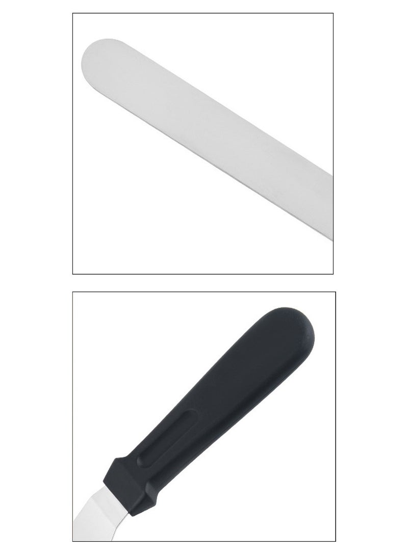 Stainless Steel Cake Icing Spatula Cake Decorating Frosting Offset Spatula, 8 Inch - Image 4