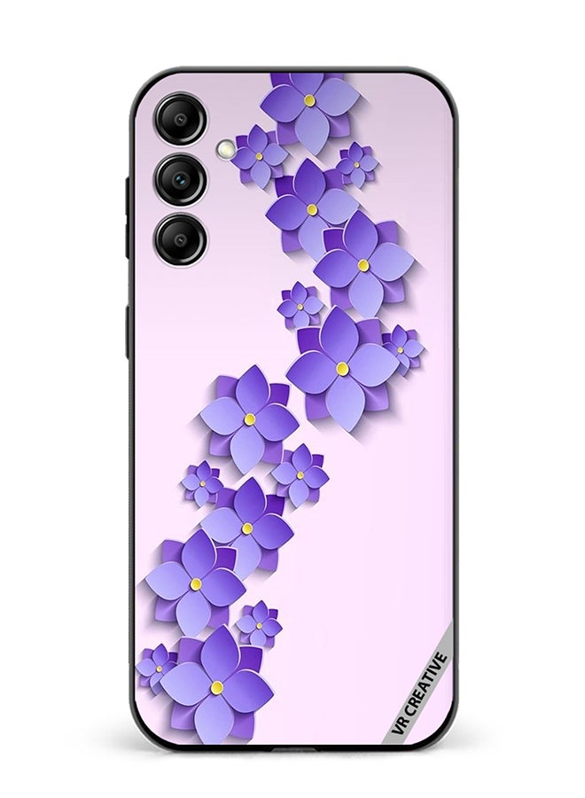 VR CREATIVE Protective Case Cover For Samsung Galaxy A55 Flower Design Multicolour - Image 1