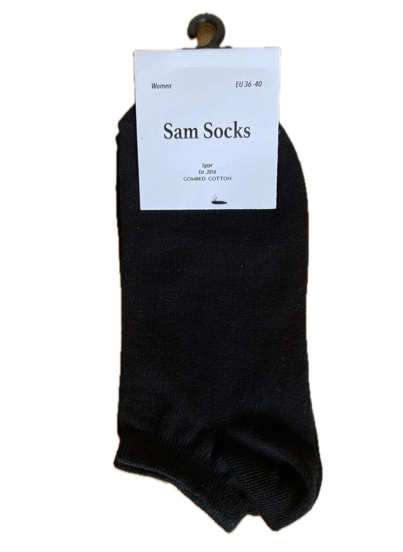 SAM SOCKS - Sam Socks Set Of 3 Ankle Socks Women Black-Grey-Pink - Image 1