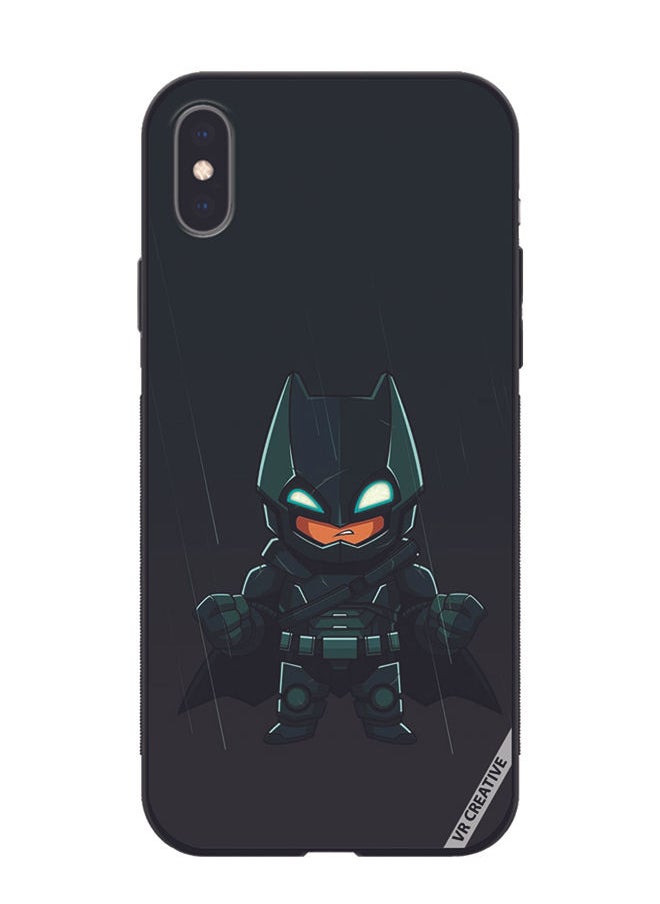 VR CREATIVE - Protective Case Cover For Apple iPhone XS Max Batman Design Multicolour - Image 1