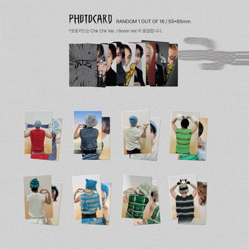 JYP Ent Stray Kids - [ATE] (Standard - Random Ver.) Photobook + CD-R + Photocard + 4-CUT Photo + 2 Pin Button Badges+ 5 Extra Photocards - Image 4