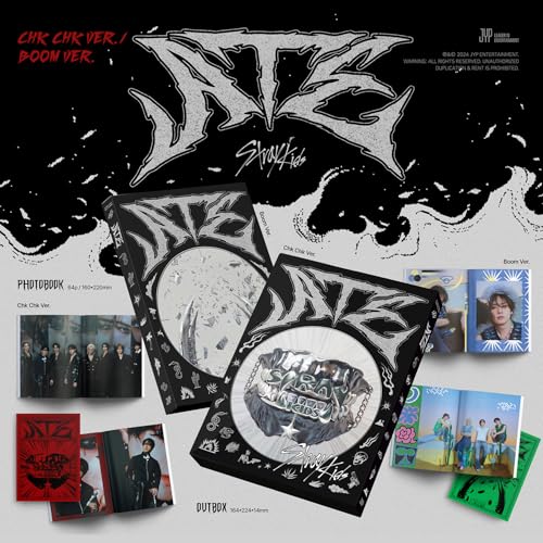 JYP Ent Stray Kids - [ATE] (Standard - Random Ver.) Photobook + CD-R + Photocard + 4-CUT Photo + 2 Pin Button Badges+ 5 Extra Photocards - Image 2