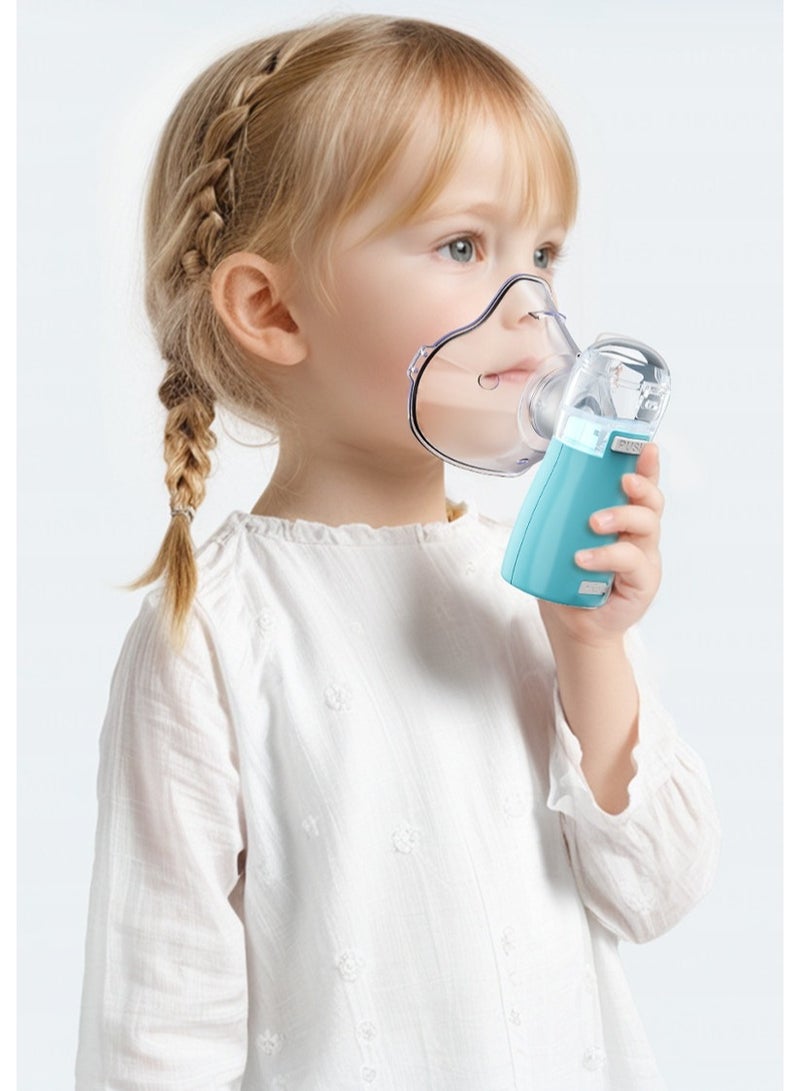 JWSISSIE Portable Nebulizer Machine,Mini Vaporizers,USB Rechargeable Handheld Mesh Inhaler,To Use For Children With Breathing Problems, For Home Office Outdoor - Image 3