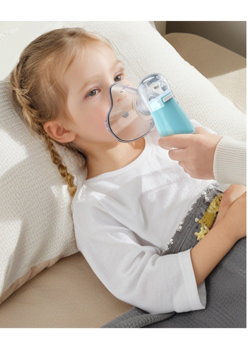 JWSISSIE Portable Nebulizer Machine,Mini Vaporizers,USB Rechargeable Handheld Mesh Inhaler,To Use For Children With Breathing Problems, For Home Office Outdoor - Image 4