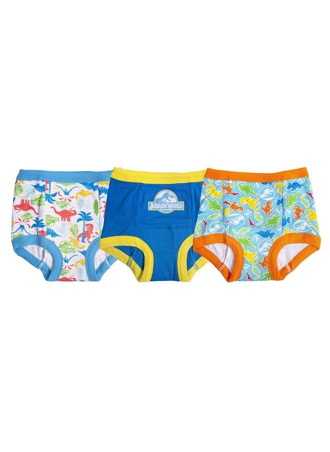 JURASSIC WORLD Boys Potty Pants Baby And Toddler Training Underwear Jrssic3Pk 1 Count Pack Of 3 Us 4T  - Image 1