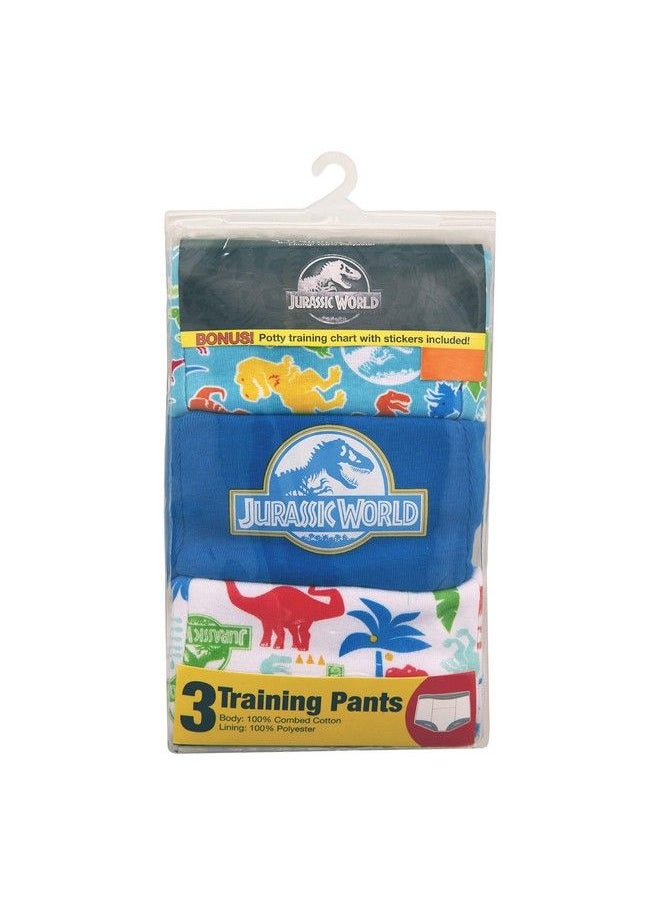 JURASSIC WORLD Boys Potty Pants Baby And Toddler Training Underwear Jrssic3Pk 1 Count Pack Of 3 Us 4T  - Image 5