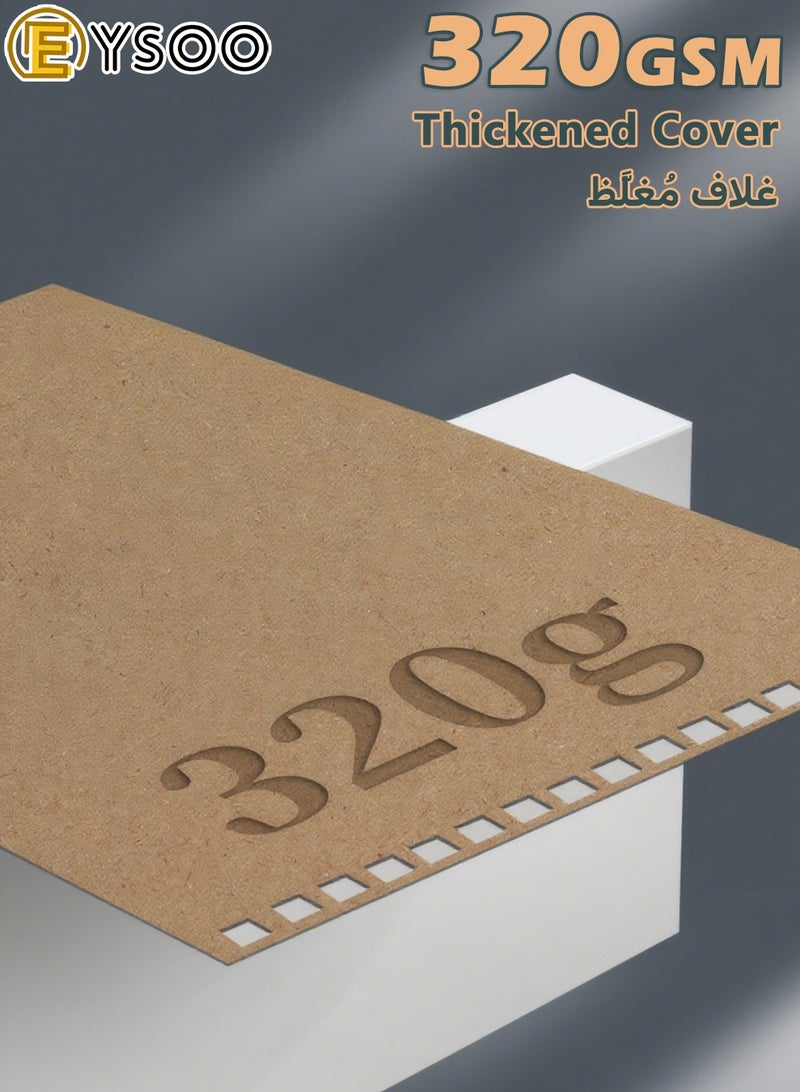  إيسو EYSOO A6 دفاتر حلزونية، عبوة من 8، دفاتر ملاحظات بمربعات (شبكة)، 80 ورقة / 160 صفحة، بحجم الجيب، غلاف صلب، للمكتب والمدرسة (مربعات) - Image 3