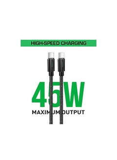 iends Ie Ca588 Dual Type C Charge And Sync Cable 1.2 Meter Length  - Image 3