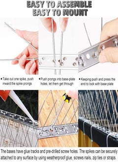 5PCS Bird Spikes for Roofs – Stainless Steel Deterrent to Keep Birds Away - pzsku/Z5F4C1BBA164412B6AB09Z/45/_/1734004835/4dce5892-cc0d-48e2-88cb-8c44e7b6539c