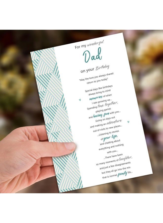 HEJOYN Dad Birthday Card，Birthday Gifts for Dad Father - Image 5