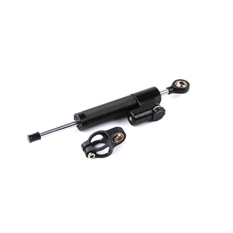 Adjustable Motorcycle Steering Damper Handlebar Shock Absorber Accessory Black - Image 2