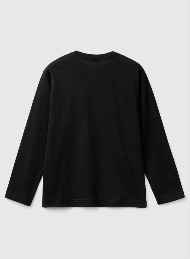 بينيتون تيشيرت أولاد مطبوع برقبة دائرية - Image 4