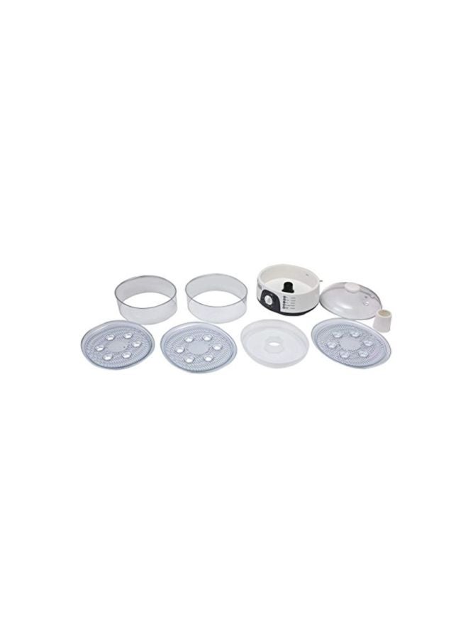 BLACK+DECKER Food Steamer 10 L 775 W HS6000-B5 Clear/White - Image 3