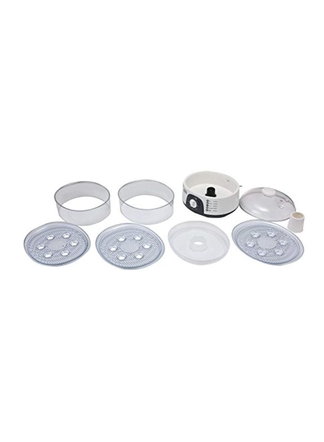 BLACK+DECKER Food Steamer 10 L 775 W HS6000-B5 Clear/White - Image 4