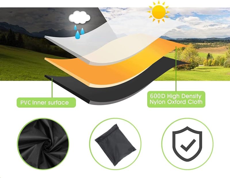 275 Gallon Rain Barrel Cover 120*100*116Cm Ultimate Uv Protection Ibc Tote Cover - Heavy-Duty Waterproof Defense Ibc Container Cover for Outdoor Garden Farm Industrial Rainwater Collection Systems - Image 5