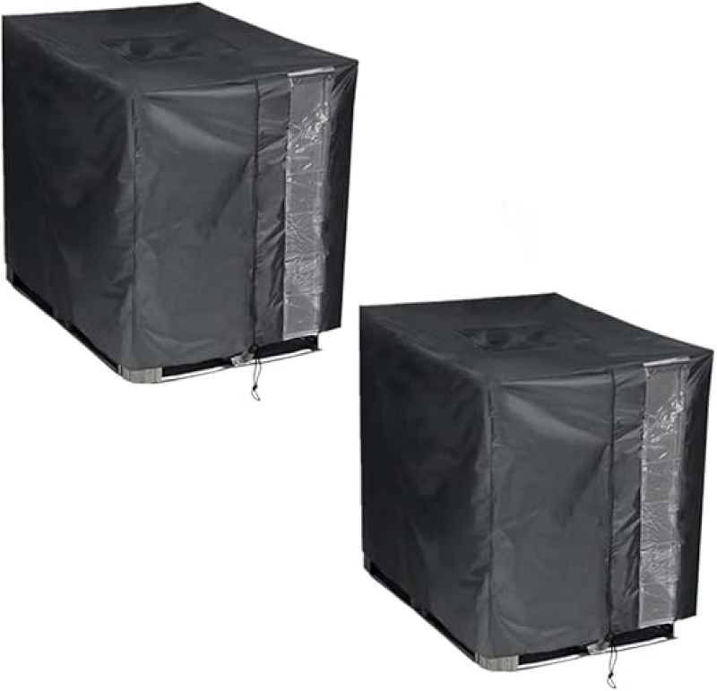 275 Gallon Rain Barrel Cover 120*100*116Cm Ultimate Uv Protection Ibc Tote Cover - Heavy-Duty Waterproof Defense Ibc Container Cover for Outdoor Garden Farm Industrial Rainwater Collection Systems - Image 1