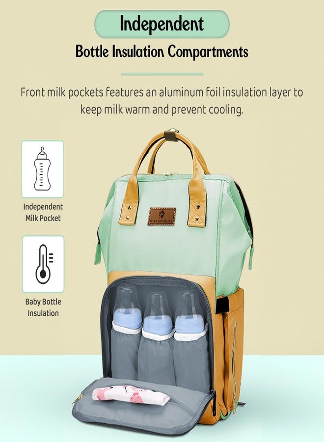 StarAndDaisy Diaper Bag for Mothers for Travel – 27L Lightweight Waterproof Leatherite Diaper Bag/Baby Bag for Mother Travel with 15 Multi-Purpose Pockets & Quick Access Diaper Pocket - Image 3