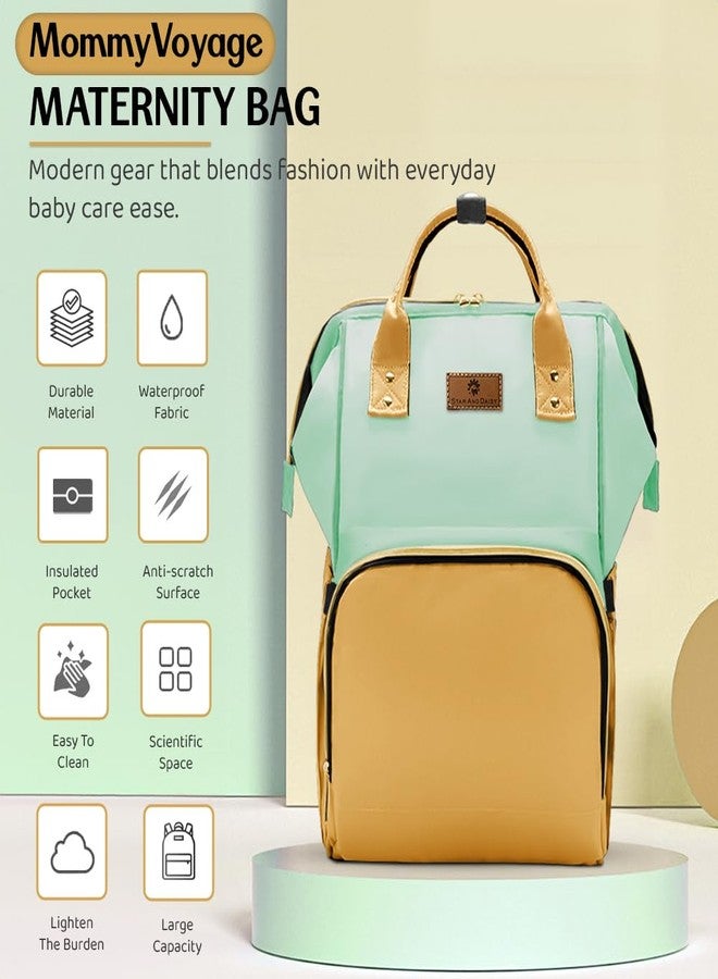 StarAndDaisy Diaper Bag for Mothers for Travel – 27L Lightweight Waterproof Leatherite Diaper Bag/Baby Bag for Mother Travel with 15 Multi-Purpose Pockets & Quick Access Diaper Pocket - Image 2